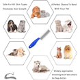 thumbnail image 2 of Peine de gato, peine de mascota, peine de mascota, peine de perro, peine de gato de longitud media, pelo de gato y perro anti-brazalete para mascotas-azul kaili Sencillez, 2 of 5