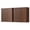 Walnut Brown*2pcs, variant on Laundry Wall Cabinet with Fluted Sliding Door, Wooden Medicine Cabinet with Adjustable Shelves, Hanging Wall Mounted Cabinet, (Walnut Black)
