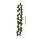 thumbnail image 3 of Enredaderas navideñas artificiales con frutos rojos, adecuadas para decoraciones de fiestas como puertas, ventanas y chimeneas., 3 of 5