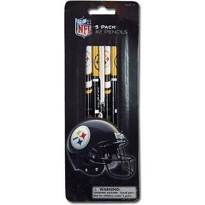 NFL Team Lot de 5 Accessoires de Fête Crayon ( Pittsburgh Steelers)
