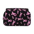 thumbnail image 2 of Disketp Breast Cancer Awareness Estuche de Lápices de Doble Capa con Tapa Abatible y Cremallera, Organizador Escolar para Adolescentes y Adultos, 2 of 7