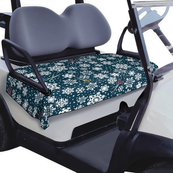 Universal Design Golf Cart Seat Cover 51" x 31", Microfiber Towel Blanket for EZGO, Club Car, Yamaha Bench Seats