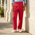 thumbnail image 5 of ZGRBOU Mens Casual Dress Pants Old Money Pleated Baggy Slacks Fall Business Straight Leg Work Trousers with Pockets, 5 of 7