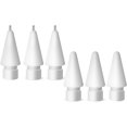 thumbnail image 1 of ORUYROP Upgraded 6 Pack Pencil Tips for Apple Pencil, No Wear Out Fine Point Precise Control Pencil Replacement Nibs, Compatible with Apple Pencil 1st Gen and 2nd Gen/iPad Pro Pencil, 1 of 7