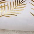 thumbnail image 5 of Unique Bargains Gold Stamping Soft Outdoor Square Throw Pillow Covers Pine Leaves 2pcs, 5 of 7
