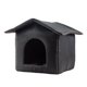 thumbnail image 1 of Casa para gatos Billuyoard hipoalergénica a prueba de rasguños resistente a desgarros negro Tamaño 35*33*30cm, 1 of 6