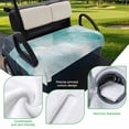 thumbnail image 5 of Golf Cart Seat Covers for 2 Seater,Marble Aqua Microfiber Cart Seat Towel Blanket,Gradient Gold Aesthetics Abstract Minimalist Art Absorbent NonSlip Bench Seats Protector for Golf Course 51"x31", 5 of 9