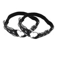 thumbnail image 2 of 4pcs Hollow Heart Leather Leg Garter Harness Belt Stretch Adjustable Zulema none, 2 of 8
