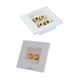 thumbnail image 1 of 2pcs 2 Binding 4 Binding Post Speaker Banana Audio Surround Plate, 1 of 9