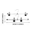 thumbnail image 2 of Stackable Add-on Metal Clothes Hangers, Heavy Duty Add on Metal Pants Skirt Hangers with 2-Adjustable Clips, Cascading Clip Hangers Space Saving for Jeans, Slacks, 20 Pack, 11.02x3.94", 2 of 6