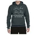 thumbnail image 2 of Half Hood Half Holy Pray With Me Unisex Graphic Hoodie Sweatshirt, Charcoal, Small, 2 of 3