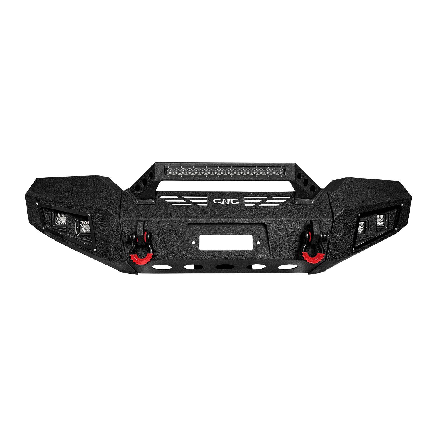 TIOYAR For 2003-2006 GMC Sierra 2500/3500 Steel  Front Bumper With Winch Plate&Lights