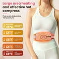thumbnail image 5 of 5 Modes Electric Heating Vibration Waist Massage Belt Smart Warm Palace Women Menstrual Heating Pad for for Cramps Period Relief, 5 of 5
