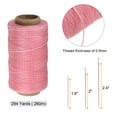 thumbnail image 2 of Unique Bargains Fil à Coudre pour Rembourrage 260m Polyester avec 30 Aiguilles, Rose, 2 of 6