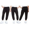 thumbnail image 3 of CHUANK Sweet Hearts Girls‘ Sweatpants - Super Soft Athletic Performance Joggers  Made in USA (3 Pack), 3 of 6