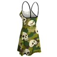 thumbnail image 5 of Skulls Camouflage Pattern Slip Dress Dresses For Woman Fairy Dress, 5 of 6