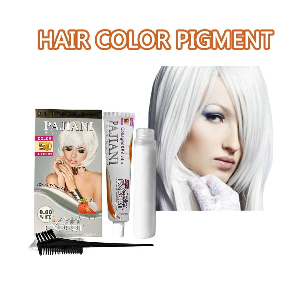 White Permanent Hair Pigment Color Unisex Long Lasting Hair Color 160ml