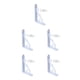 thumbnail image 2 of Riwesomey Estantería de hierro conveniente y elegante con estructura en forma de L El soporte triangular fácil de nivelar elimina las sacudidas Type2 NO2, 2 of 6