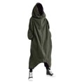 thumbnail image 1 of Veste Pull à Capuche Longue à Fermeture Éclair Corps Entier Style Foncé pour Hommes, 1 of 6