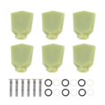 thumbnail image 2 of Guitar String Tuner Knobs Tuning Handles For Musicians Pitch Accuracy Plastic Material Acoustic Guitar Accessories 6 Sets, 2 of 4