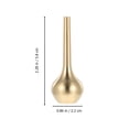 thumbnail image 2 of UPGRATOR 2Ud Florero Compacto De Cobre Dorado Ideal Para De Y Regalo, 2 of 8