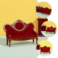 thumbnail image 4 of MasteelfCA 3pcs Doll House Mini Furniture Model Simulation Mini Couch Doll House Living Room Layout Sofa Model, 4 of 6