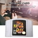 thumbnail image 5 of Tarjeta De Cartucho De Juegos Tarjetas de juego versión estadounidense Super Smash Bros Party Card Super Mario Games Card para N64 (1 Conkers Bad Fur Day), 5 of 6