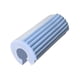 thumbnail image 1 of Almohada de apoyo para el cuello, reposacabezas, versátil, para hombres y mujeres, para viajes, ergonómica. azul claro, 1 of 8
