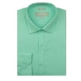 thumbnail image 4 of Marquis Platino Men's Slim Fit Cotton Stretch Long Sleeve Dress Shirt-More Colors, 4 of 9