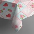 thumbnail image 4 of Pioneer Flower Floral Print Pattern Rectangle Tablecloth 60"x120", Waterproof Polyester Table Cloth, Wipeable Spillproof for Dining Camping Indoor Outdoor, 4 of 6