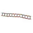 thumbnail image 4 of Xuanheng Bird Parrot Toy, Wooden Ladder Bridge Swing Hanging Ladder Toy for Pet Trainning 100cm, 4 of 8