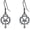 Ankh Earrings, variant on Sterling Silver Medieval Sword Dangle Drop Earrings Dagger Hoop Earrings Cross Knives Earrings for Women Men