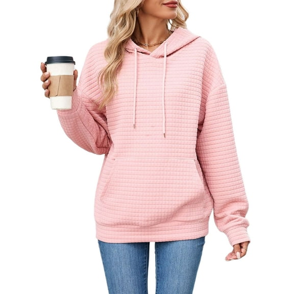 Shine Up Womens Hoodies Casual Hooded Sweatshirts Oversized Pullover Long Sleeve Ladies Tops with Pocket