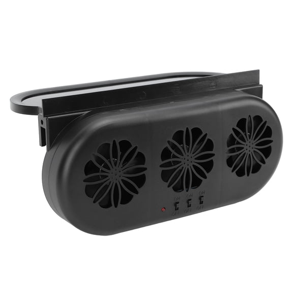 Ventilateur d'Évacuation pour Voiture à Énergie Solaire 5000 Tr/min Circulation d'Air Ventilateur de Refroidissement pour Véhicule Interface USB Ventilateur d'Évacuation pour Voiture Ventilateur d'Évacuation à Énergie Solaire Circulation d'Air Ventilateur de Refroidissement pour Véhicule USB