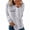 Gray, variant on Sweatshirts for Women Plus Size,Women's Oversized Round Neck Sweatshirts Long Sleeve Turtleneck Velvet Sweatshirt ,Green,L