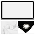 thumbnail image 3 of 16:9 Thicken Portable Non Crease Soft White Polyester Projector Curtain Screen, 3 of 7