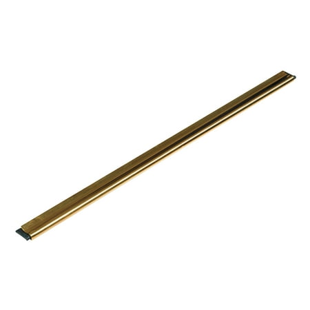 Unger Golden Clip - Unger Golden Clip Brass Channel w/Black Rubber Blade & Clip, 18In, Straight