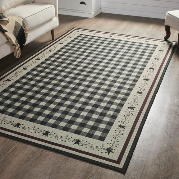 VHC Brands Pip Vinestar Indoor Rug Rect 60x96, Polyester Area Rug, Accent Rug, Floor Decor, Pip Vinestar Collection, Rectangle 60x96, Natural