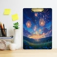 thumbnail image 5 of Colorful Fireworks Acrylic Clipboards A4 Standard Size Clipboard 12.5" X 9" Clip Board for Office School Teacher Women Men, 5 of 8