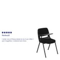 thumbnail image 5 of BizChair 5 Pack Black Padded Ergonomic Shell Chair with Right Handed Flip-Up Tablet Arm, 5 of 14