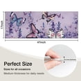 thumbnail image 5 of Purple Butterfly Flower Pattern Kitchen Rug Mat,Kitchen Runner Rugs Non Skid Washable,Decorative Kitchen Floor Mats for Kitchen,Sink,Laundry,17"X47", 5 of 5