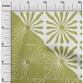 thumbnail image 2 of oneOone Rayon Light Brown Fabric Geometric Modern Flower Sewing Material Print Fabric By The Yard 56 Inch Wide, 2 of 4