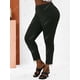 thumbnail image 2 of Leggings Talla Extra Dobladillo Flecos Rosegal Leggings de talla grande, 2 of 5