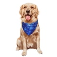 thumbnail image 5 of Naloa Blurred Star Snow Christmas Dog Bandanas 1PC Washable Triangle Dog Scarfs Premium Durable Fabric, for Small Medium Large Dogs and Cats, 5 of 6