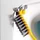 thumbnail image 5 of Cepillo de limpieza para inodoro, montaje en pared, sin taladro, cabezal flexible con limpieza de 360 grados, secado rápido, diseño higiénico para lavabo, bañera y ducha.,Vsgery, 5 of 9