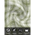 thumbnail image 7 of Sage Green Plaid Cloth Napkins Set of 8 Reusable Dinner Napkins, Modern Art Checkered Farmhouse Cocktail Napkin Washable Table Napkins for Wedding/Holiday Party/Baby Shower 20"x20", 7 of 7