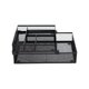thumbnail image 2 of Contenedores de almacenamiento de plástico para la organización del armario | Caja plegable apilable con puerta frontal abierta | Contenedores de almacenamiento de plástico negro para el dormitorio, 2 of 6
