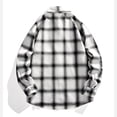 thumbnail image 7 of Yutgune Mens Plus Size Western Shirt Plaid Flannel Shirt For Men Country Casual Button Down Shirt, 7 of 7