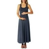 24/7 Maternity Women's Scoop-Neck Tank Maxi Dress