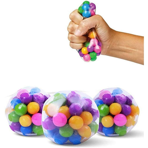 Ensemble de balles anti-stress, balles anti-stress, balle anti-stress pour  enfants, jouet anti-stress, jouet de stress pour adultes, balles collantes  Squeeze
